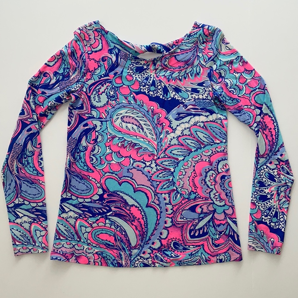 Lilly Pulitzer Tristan Top Mermaids Call XS